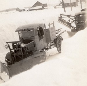 old snowplowing